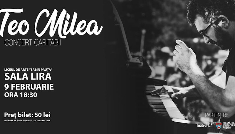 Teo Milea în concert la Reșița, pentru o cauză nobilă! 1 CONCERT CARITABIL TEO MILEA 1