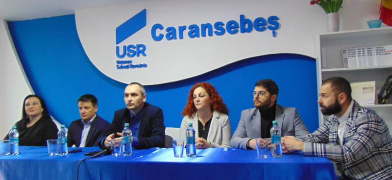 USR şi-a prezentat candidaţii pentru Primăria Caransebeş
