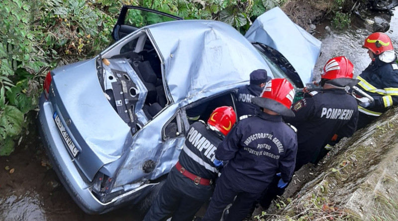 Accident grav între Reşiţa şi Văliug. O persoană a ajuns la spital