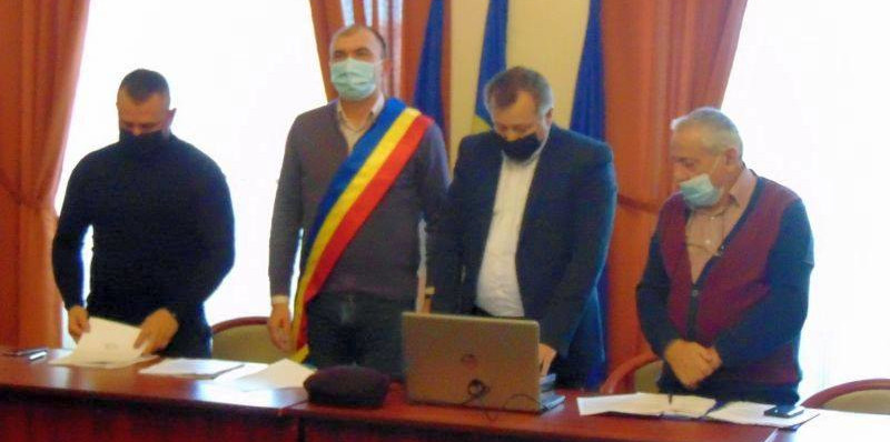 Jurăminte la Primăria Caransebeş 1 sedinta cl csb