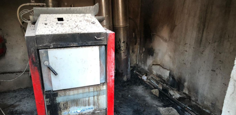 Incendiu la centrala termică a Parchetului de pe lângă Judecătoria Oraviţa