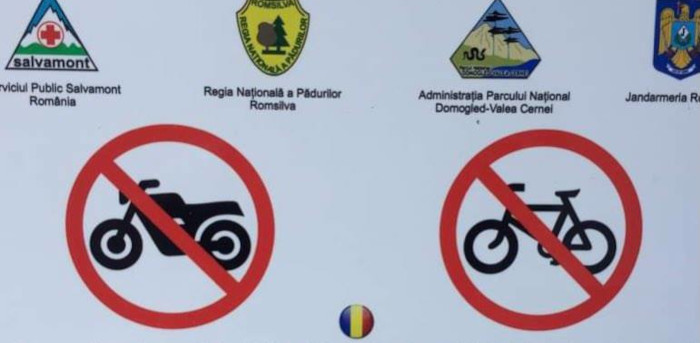 interzis cu biciclete
