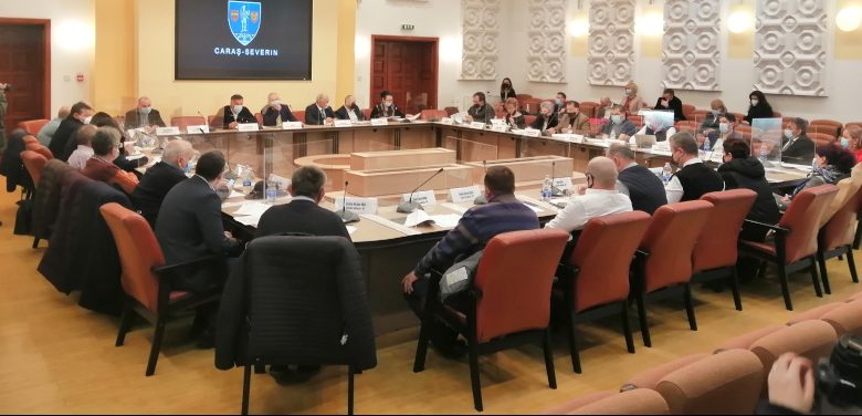 Ședință de Consiliu Județean tensionată, la Reșița 1 consiliul judetean aprilie