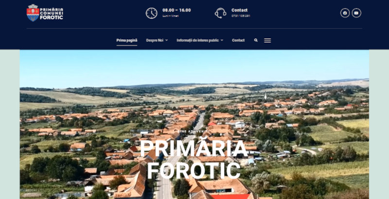 Primarul Alexandru Sporea dorește ca Foroticul să devină „Smart Village in Banat”