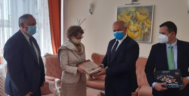 Vizită la Reșița a Excelenței Sale Isabel Rauscher, ambasadorul Republicii Austria la București