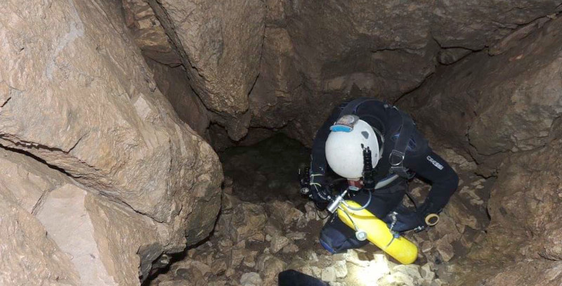 Speologii reșițeni, la o nouă explorare 1 speologul Radu Pușcaș