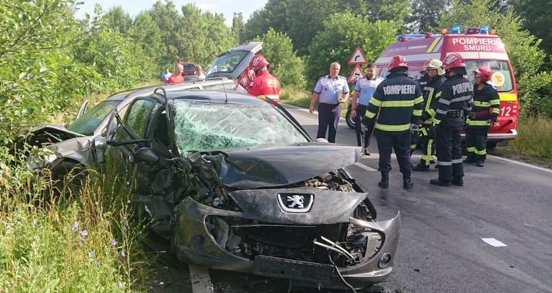 Trafic îngreunat la Soceni din cauza unui accident de circulație 1 accident iulie