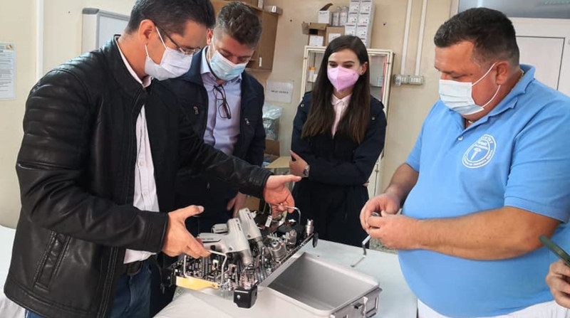 Primăria Lăpușnicu Mare contribuie la dotarea Secției de Ortopedie a spitalului reșițean
