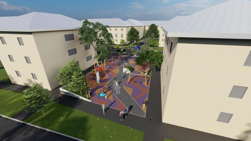 Primăria Reșița investește peste 500.000 de lei pentru amenajarea locului de joacă de pe Al. I. Cuza