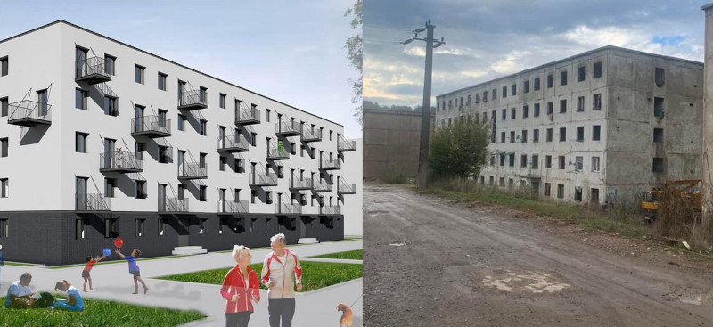 Zona Mociur din Reșița intră în reabilitare, amplasamentul a fost predat constructorului