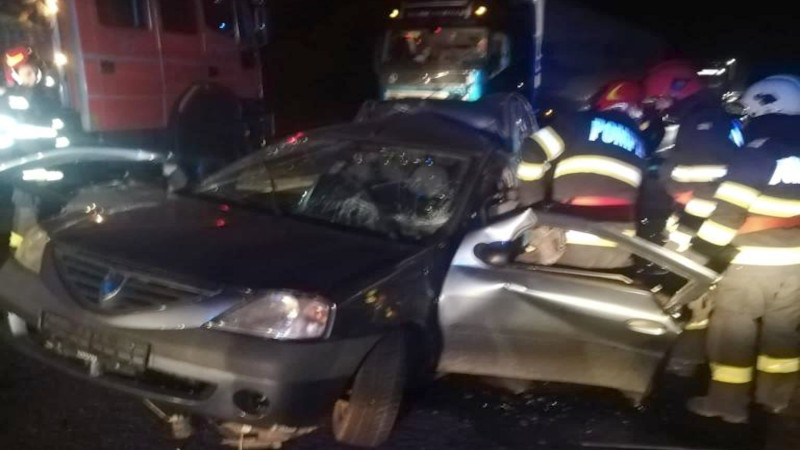 Circulația a fost blocată pe DN6 din cauza unui accident (UPDATE) 1 accident dn6