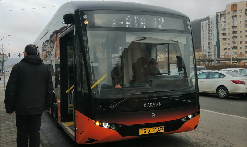 Un nou model de autobuz electric se află în teste pe străzile din Reșița 1 autobuz electric