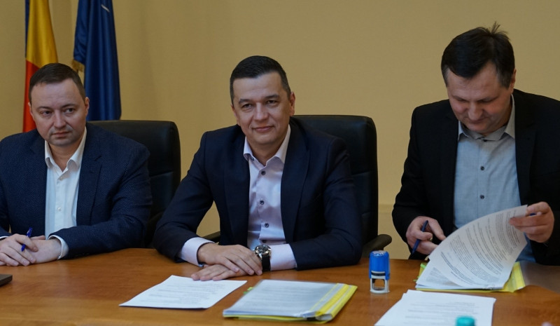 Sorin Grindeanu a semnat pentru varianta ocolitoare a orașului Bocșa 1 protocol grindeanu