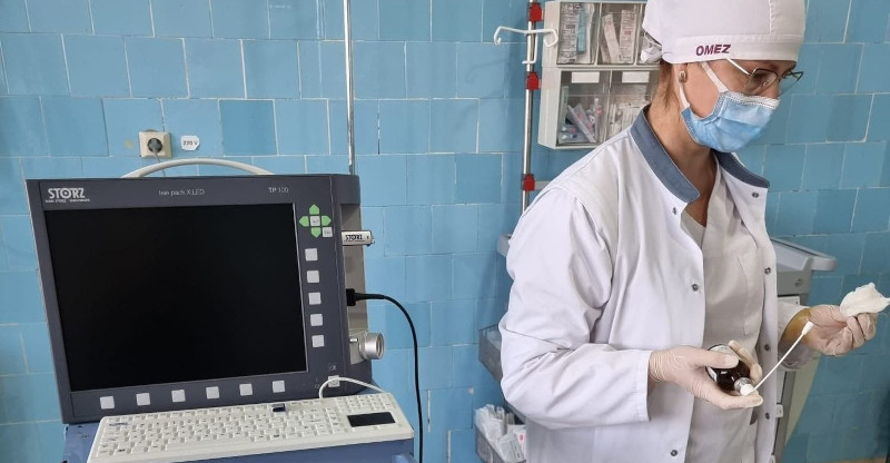 Investigații de bronhoscopie făcute în premieră la spitalul din Caransebeş 1 bronhoscopie