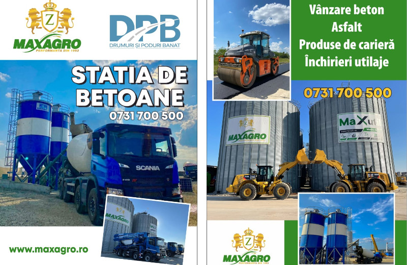 Vara aceasta, Stația de Betoane Maxagro construiește cu tine! 2 statie beton