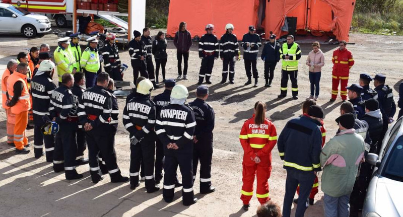Cutremur de 5,7 pe scara Richter în Oraviţa, scenariul unui exercițiu judeţean de cooperare 1 exercitiu oravita