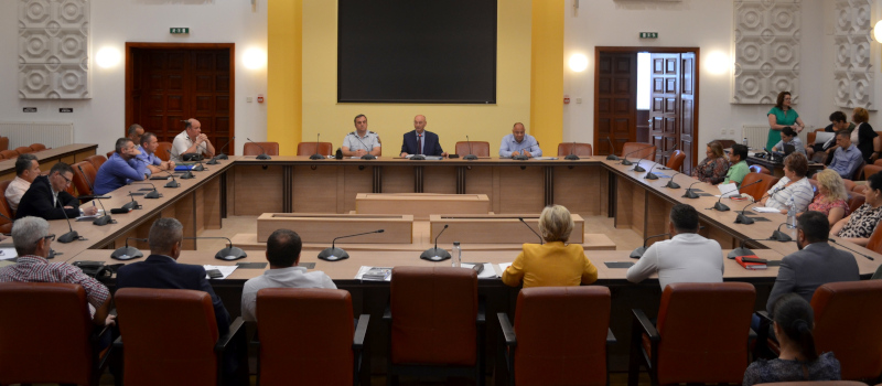 Prefectul Ioan Dragomir a convocat Comitetul Judeţean pentru Situaţii de Urgenţă Caraş-Severin 1 prefectura canicula