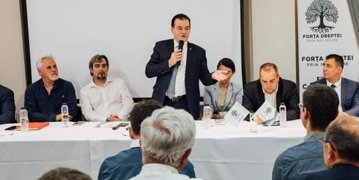 Ludovic Orban a lansat oficial organizaţia cărăşeană a partidului Forța Dreptei 1 Orban la Resita