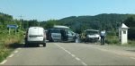 Accident cu cinci victime în apropiere de Lupac, la intersecția cu drumul spre Clocotici