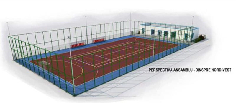 Încep lucrările la noua bază sportivă de pe Calea Caransebeşului din Reşiţa 1 baza sportiva