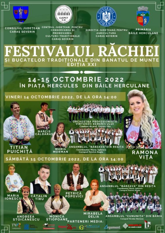 Băile Herculane se pregătește de sărbătoare, Festivalul Răchiei a ajuns la cea de a XXI-a ediție 2 festival rachie