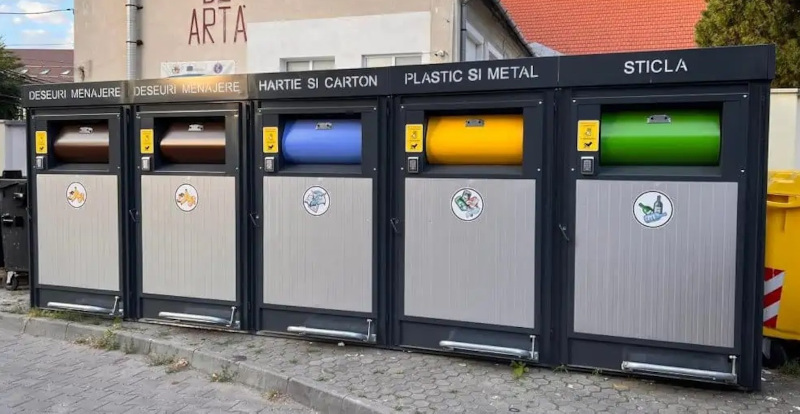 Fundația Comunitară Banatul Montan dă startul campaniei „Un viitor mai curat cu gunoiul selectat“ 1 selectare deseuri