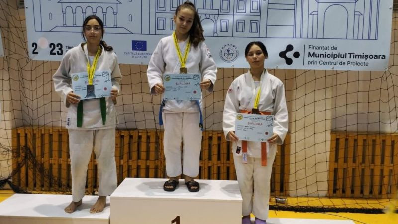 Judokanii caransebeşeni au adus şase medalii de la Timişoara 1 judo 2