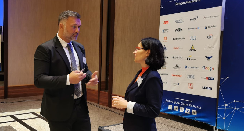 Marius Isac, vicepreședintele Consiliului Județean Caraș-Severin, la conferința ”U.S. – România Business Bridges: via Timișoara” 1 marius isac timisoara