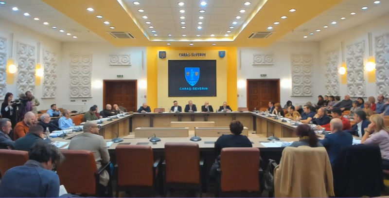 Discuții interminabile în ultima ședință a Consiliului Județean Caraș-Severin 1 consilieri cj