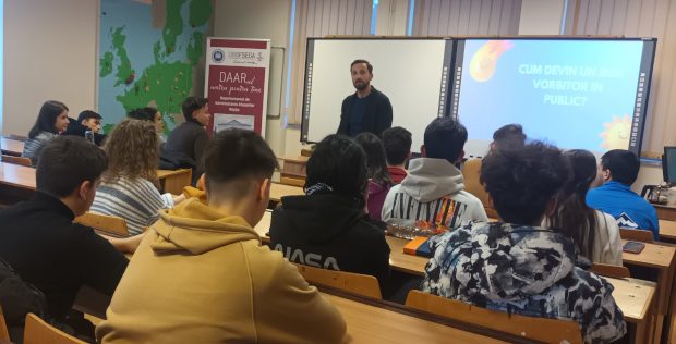 Dani Oțil, curs gratuit de „public speaking“ pentru tinerii reșițeni 1 dani otil e1676109942502