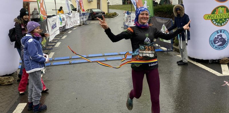 Caransebeşeanca Liliana Dragomir, victorie în cursa de 15 km de la Şiria Winter Trail 1 liliana dragomir 2