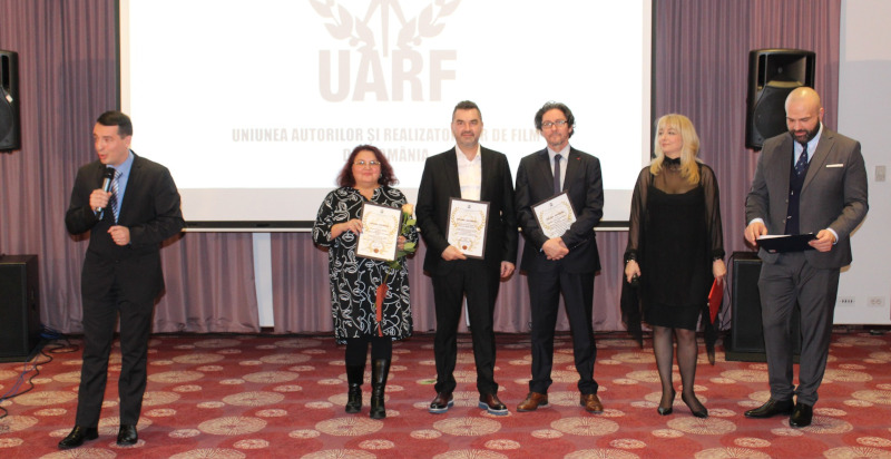 Cărășeni premiați de Uniunea Autorilor și Realizatorilor de Film din România (U.A.R.F.) 1 uarf