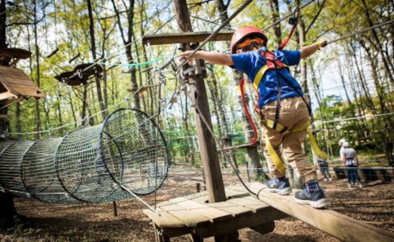 Adrenalină pe Dealul Golului din Reșița 1 parcuri de aventura romania
