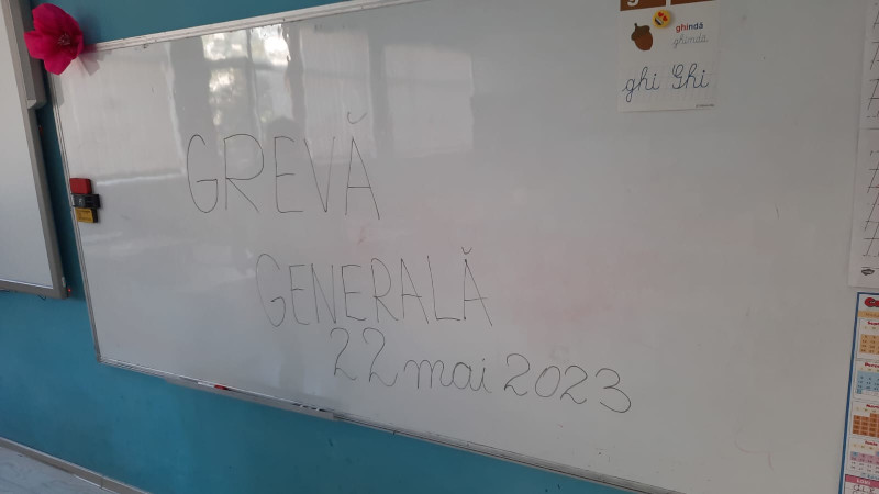 Salariații din educație sunt hotărâți ca, în paralel cu greva generală, să iasă masiv în stradă 1 greva