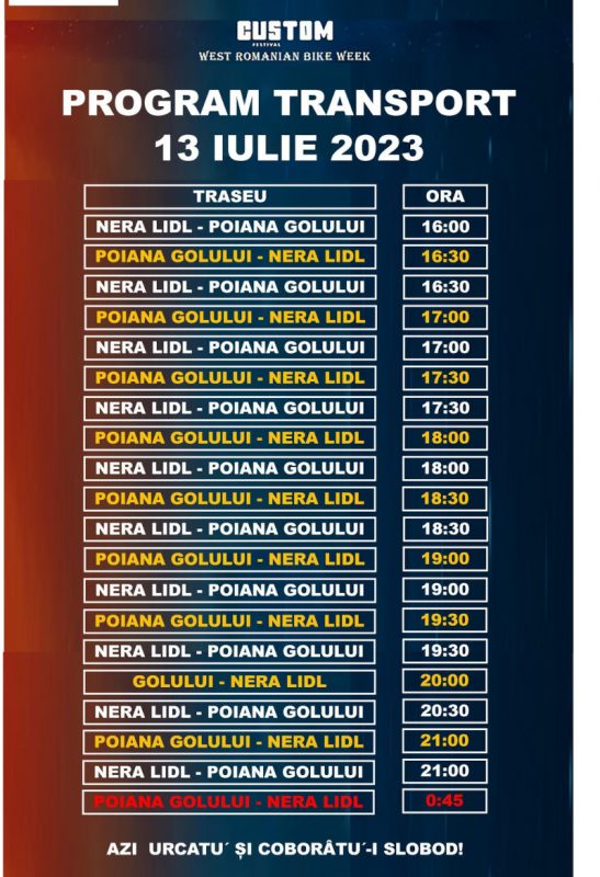 Cum ajungi la festivalul Custom Reșița? 2 custom 1