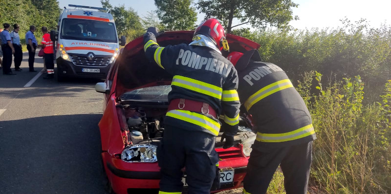 Accident rutier între Berzovia și Vermeș 1 accident berzovia