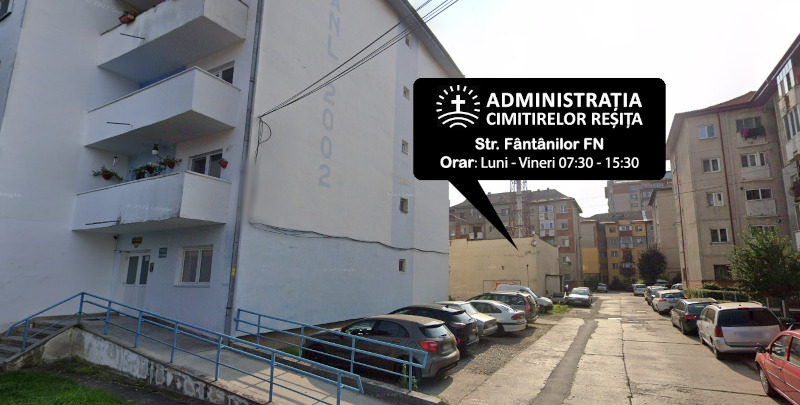 Administrația cimitirelor din Reșița funcționează în sediu nou 1 cimitire sediu
