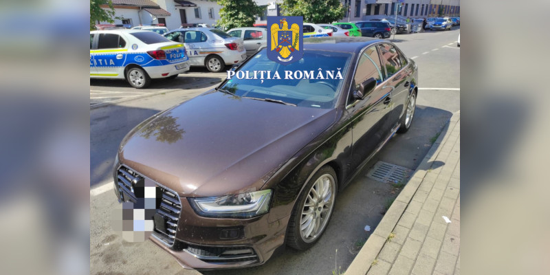Autoturism căutat de autoritățile elvețiene, identificat de polițiștii de investigații criminale din Caraș-Severin 1 masina furata