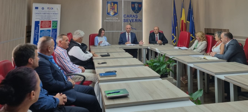Neajunsurile din spitalele cărășene, expuse în fața reprezentanților Ministerului Sănătății 1 Sedinta spitale 2